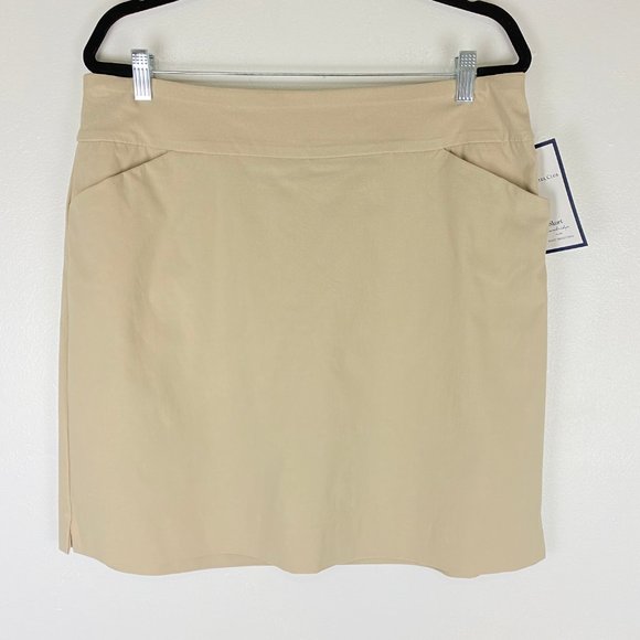 Pull-On Khaki Skort Skirt Charter Club - Picture 4 of 7